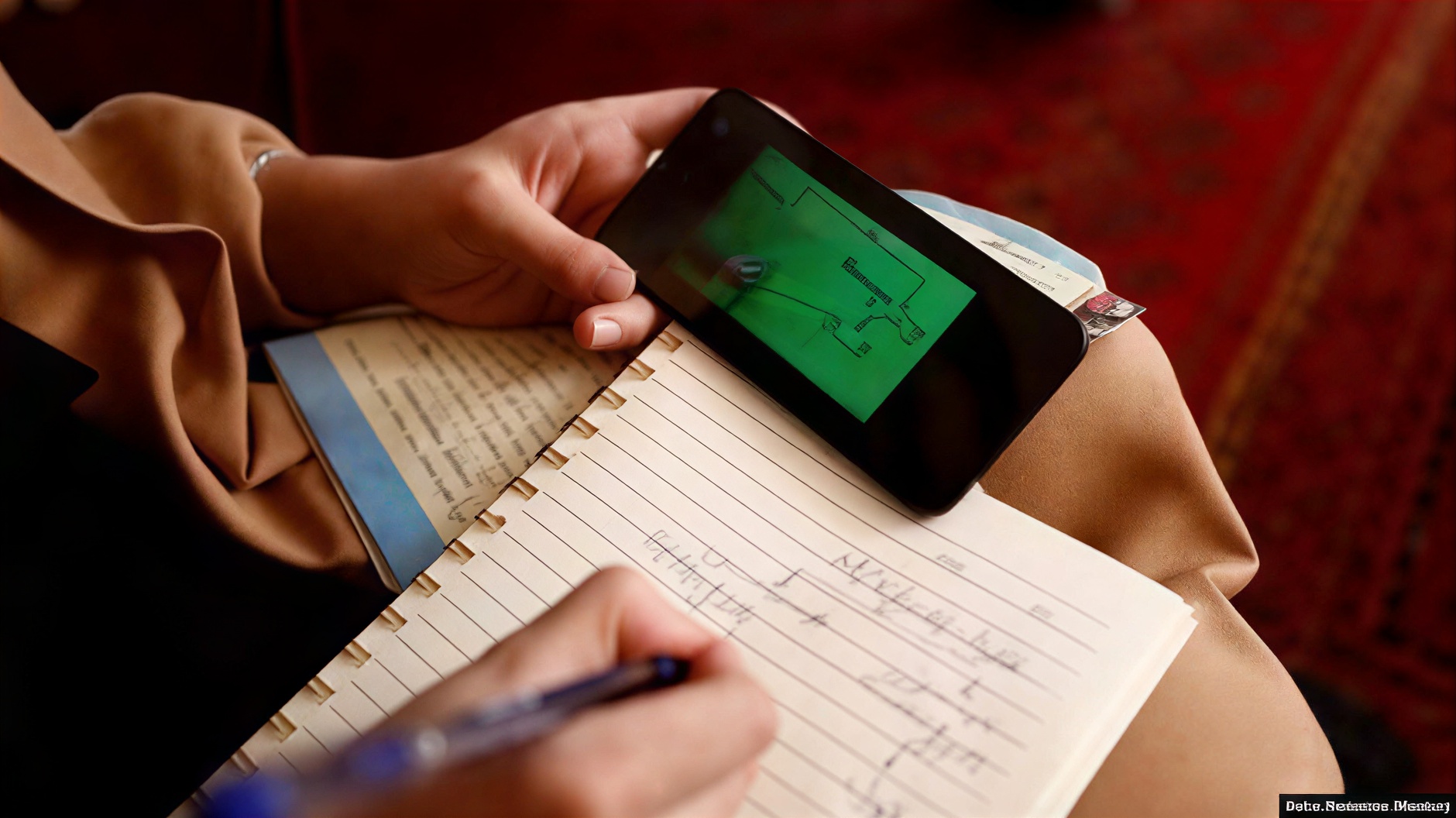 Girls participating in an online learning session
